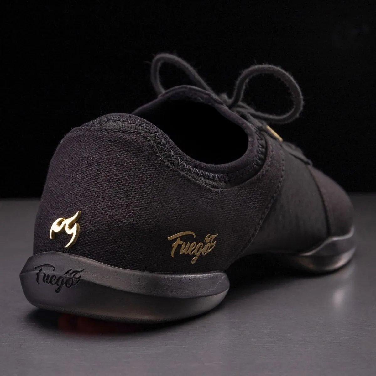 Fuego Dance Shoes - Split-sole | All-black (In-Store)