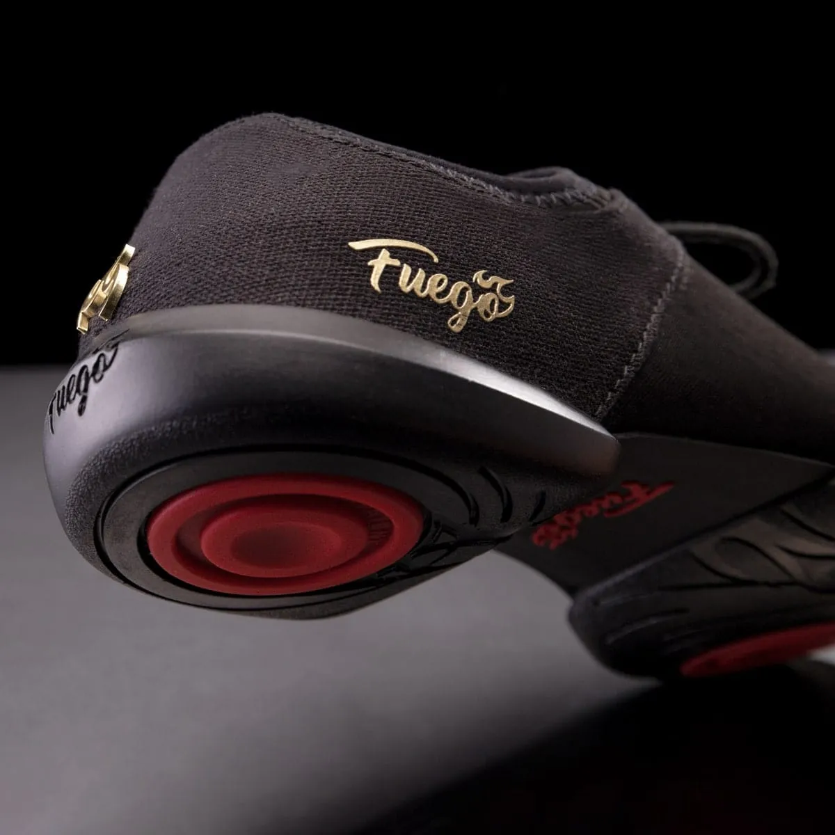 Fuego Dance Shoes - Split-sole | All-black (In-Store)