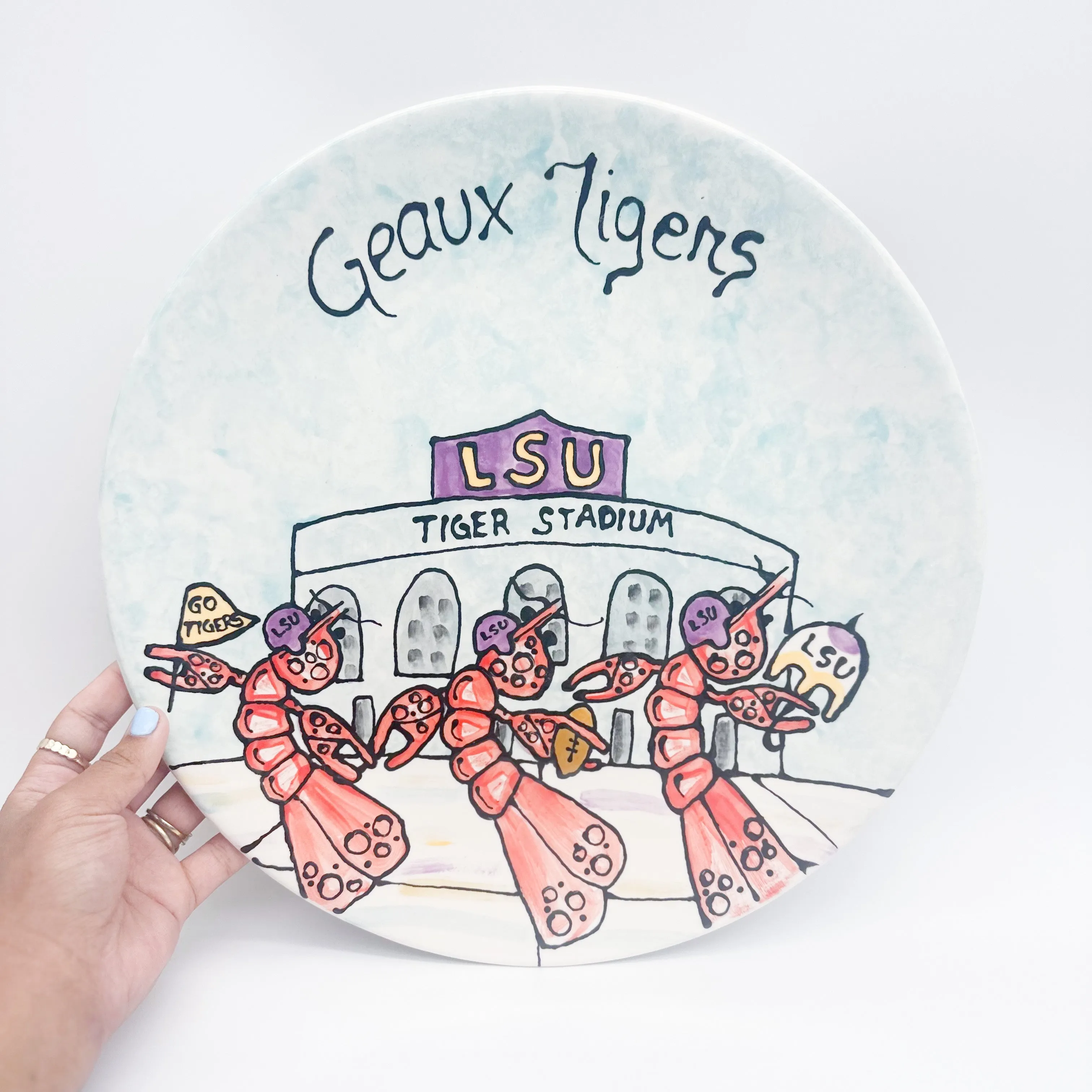 Geaux Tigers Platter