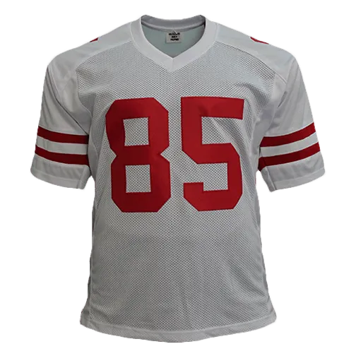George Kittle Autographed Pro Style Football Jersey White (JSA)