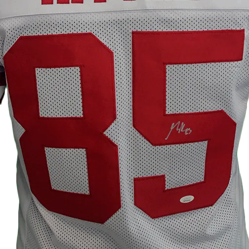 George Kittle Autographed Pro Style Football Jersey White (JSA)