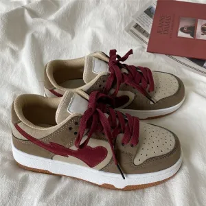 Heart Lighting Leather Casual Sneakers