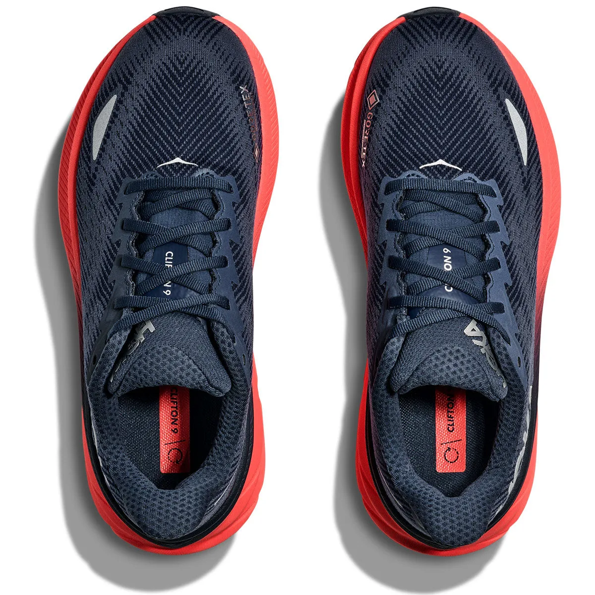 Hoka Clifton 9 GTX Running Shoes - Womens - Varsity Navy/Nautical Dusk