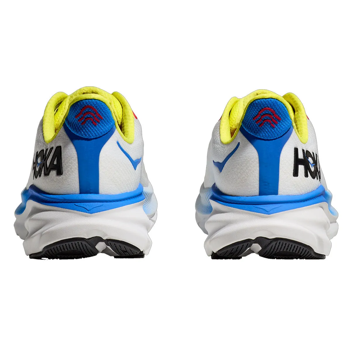 Hoka Clifton 9 Running Shoes - Mens - Blanc De Blanc/Virtual Blue