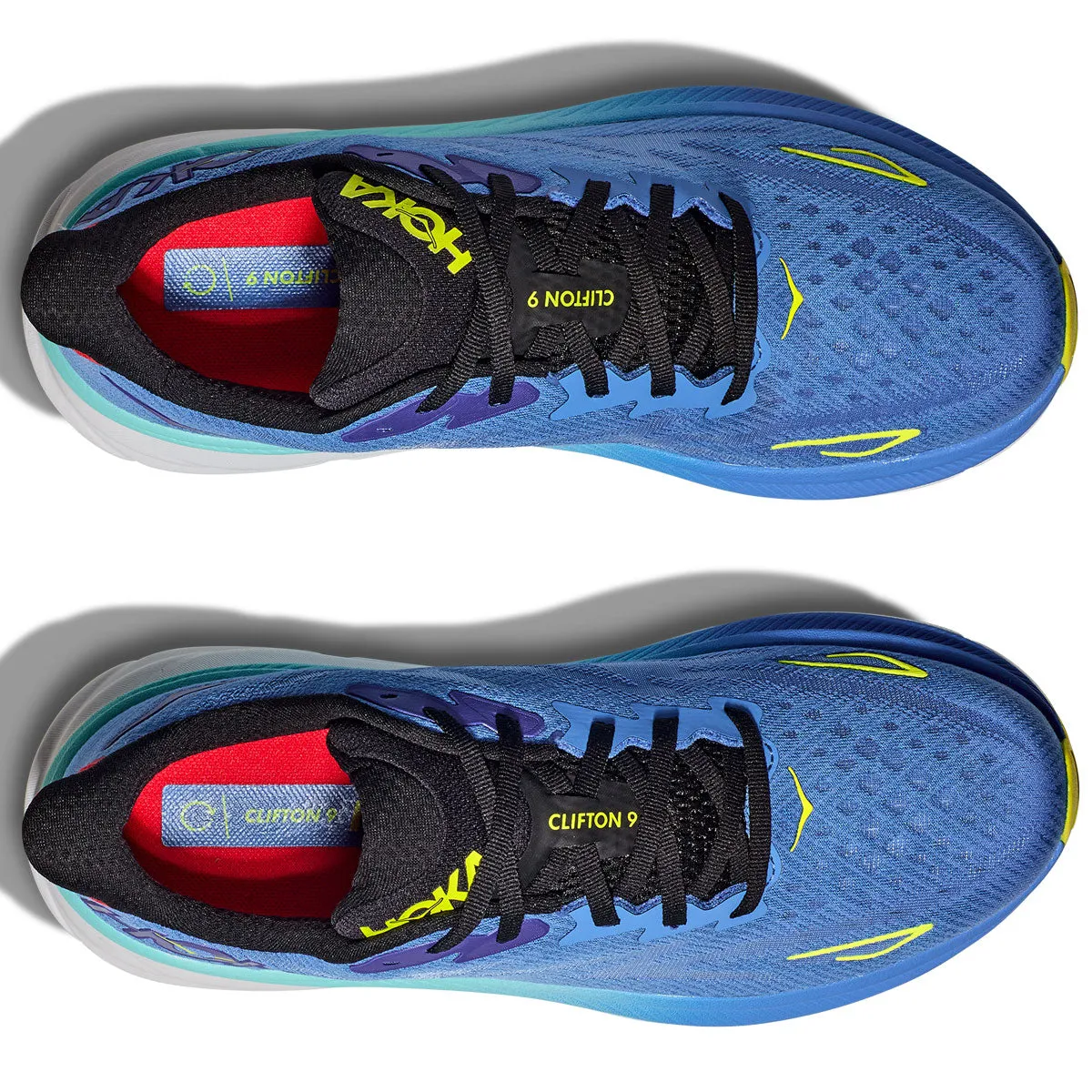 Hoka Clifton 9 Running Shoes - Mens - Virtual Blue/Cerise