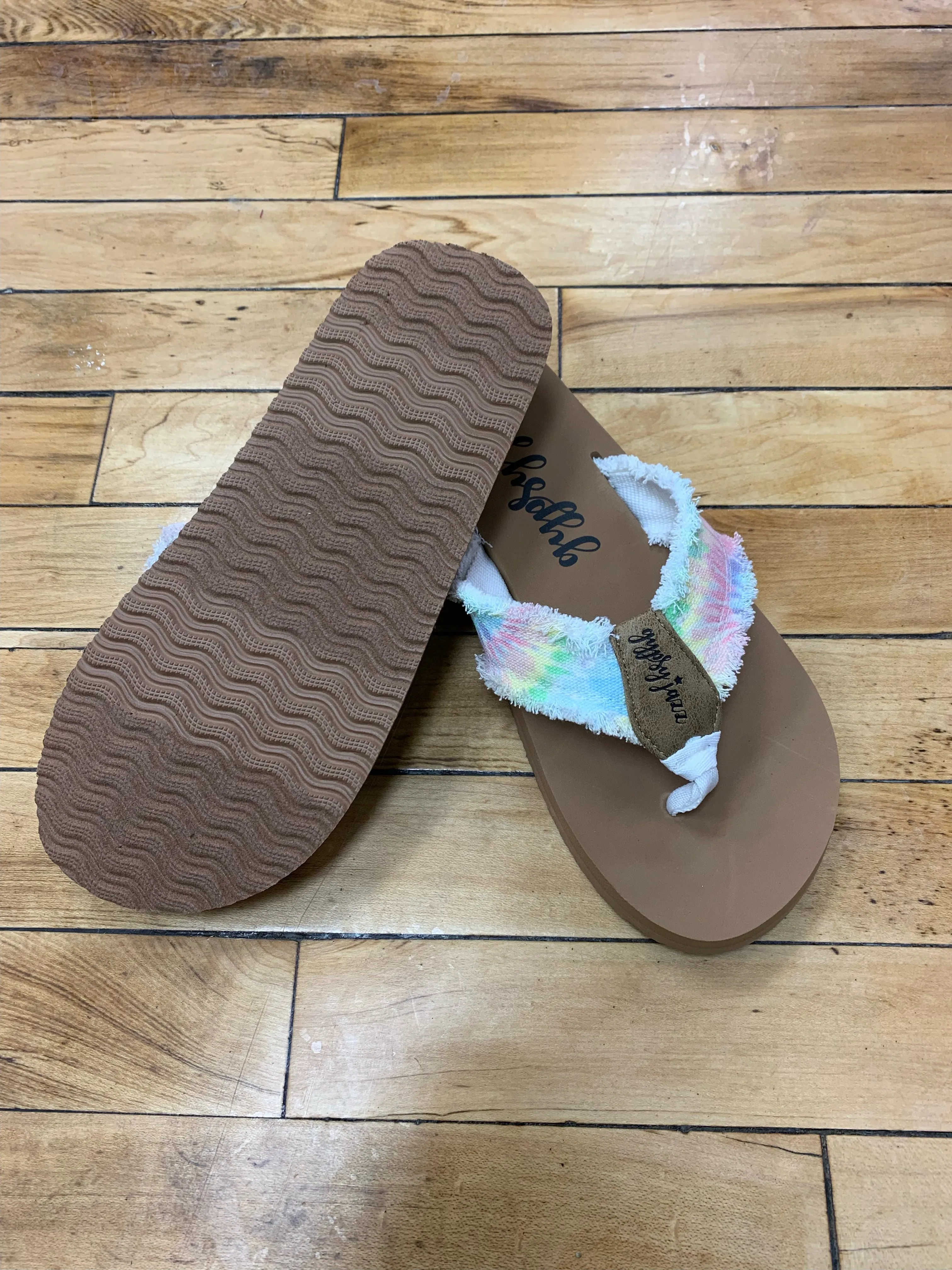 Jazzy Flip Flops - White
