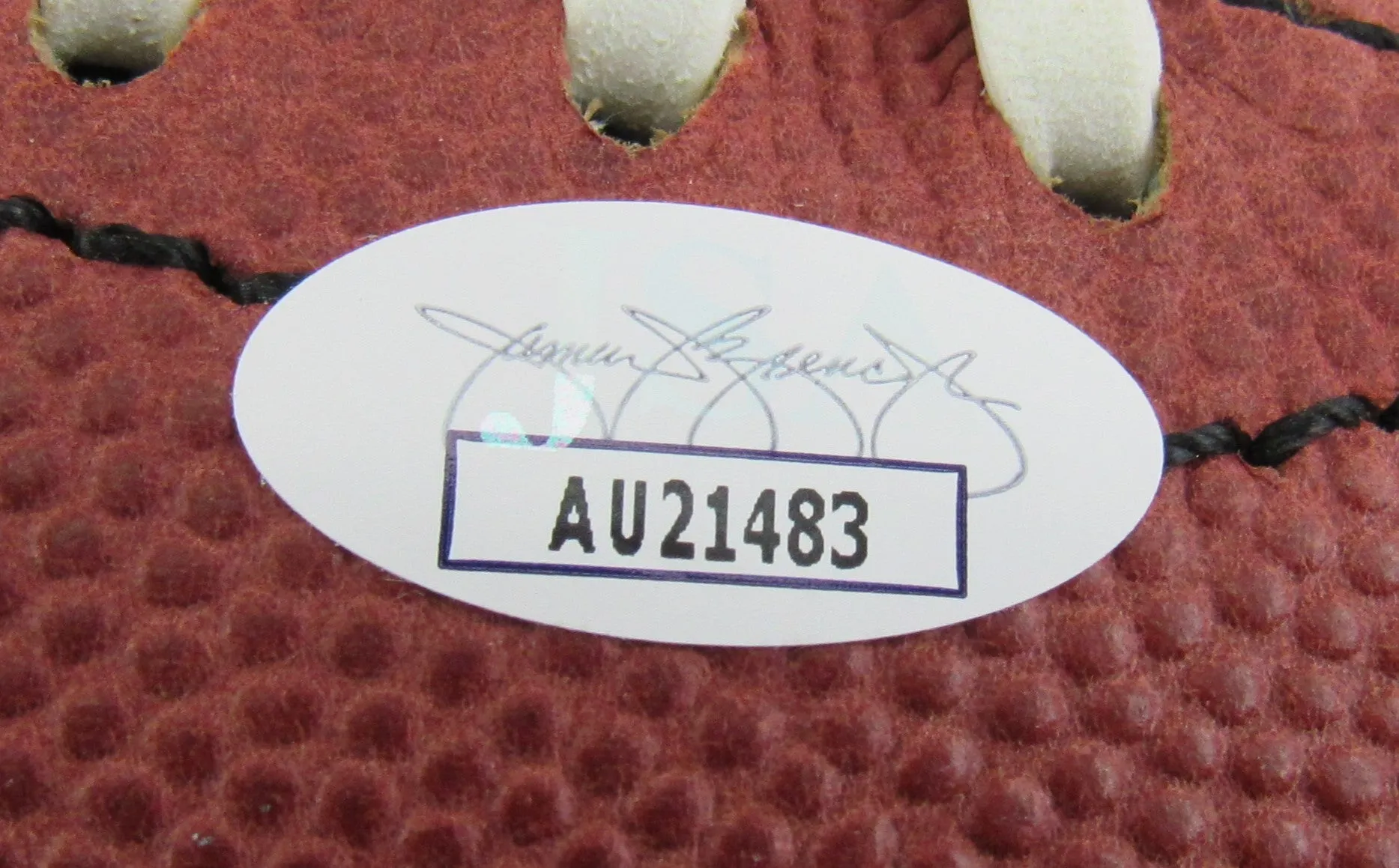 John Elway Signed Wilson NFL Football JSA AU21483