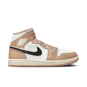 Jordan - Women - Air Jordan 1 Mid - Sail/Black/Desert