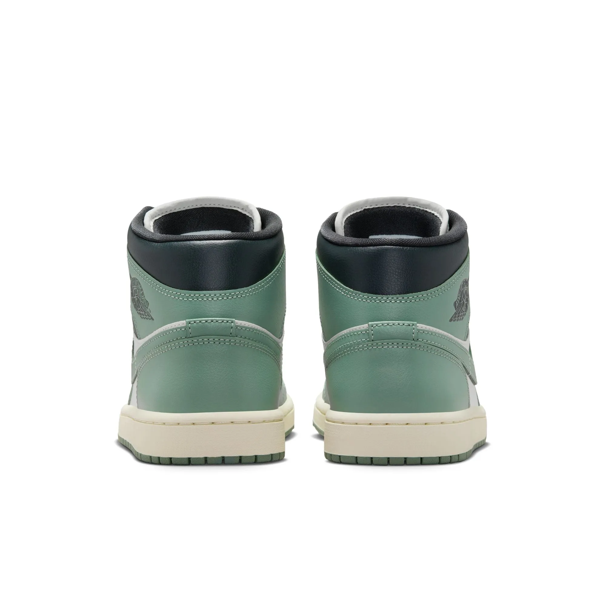 Jordan - Women - Air Jordan 1 Mid - Sail/Jade Smoke/Anthracite