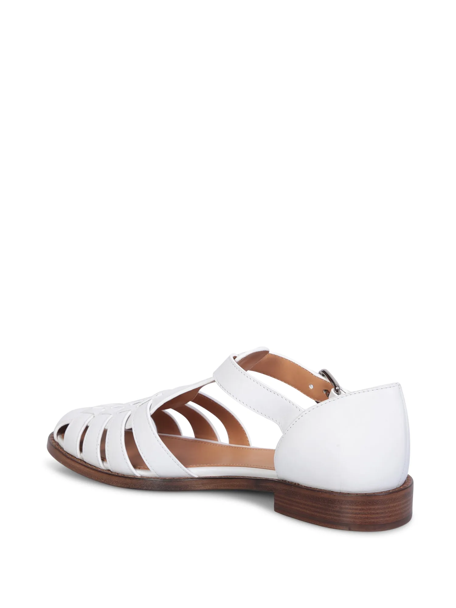 Kelsey white sandals
