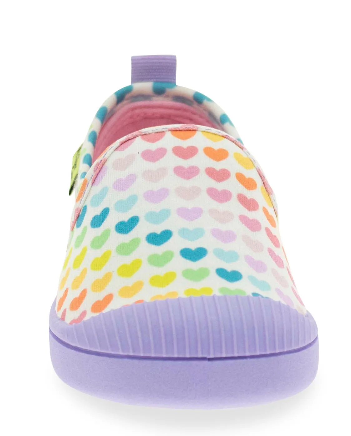 Kids Puddle Hearts Slip On - Cream