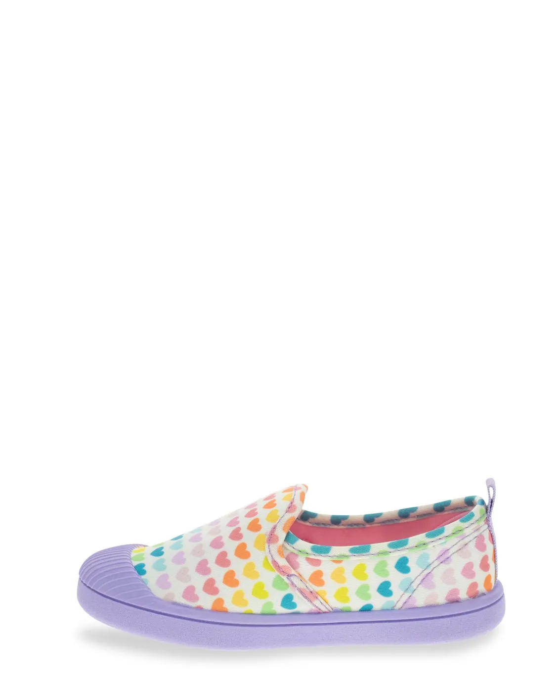 Kids Puddle Hearts Slip On - Cream