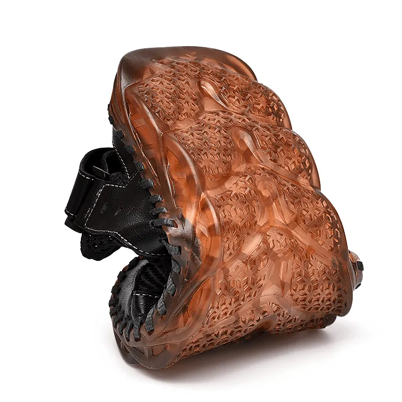 kkboxly kkboxly Men Outdoor Mesh Hand Stitching Closed Toe Water Shoes