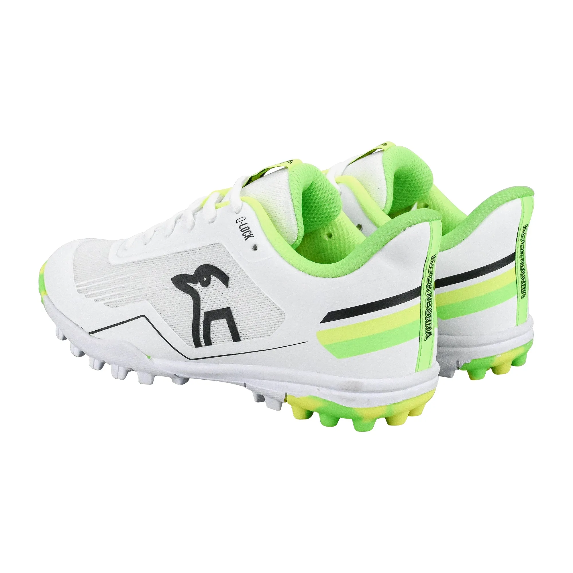 Kookaburra KC 5.0 Rubber Cricket Shoes - White/Green