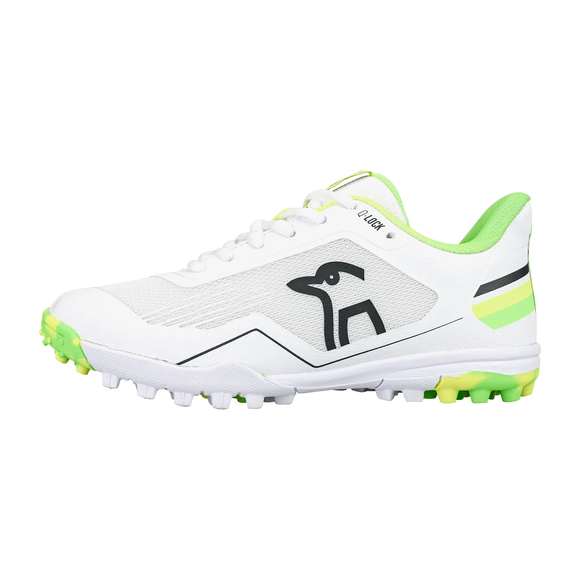 Kookaburra KC 5.0 Rubber Cricket Shoes - White/Green