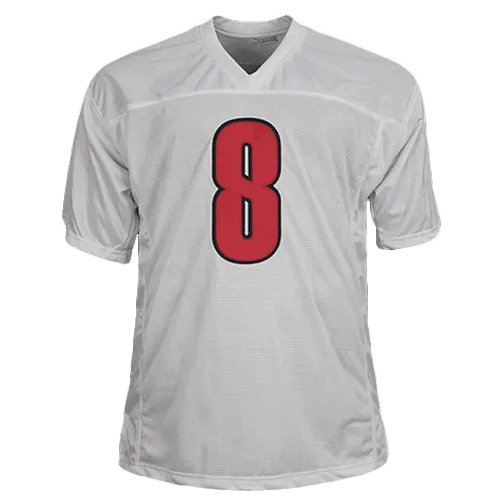 Lamar Jackson Autographed College Style Football Jersey White (JSA)