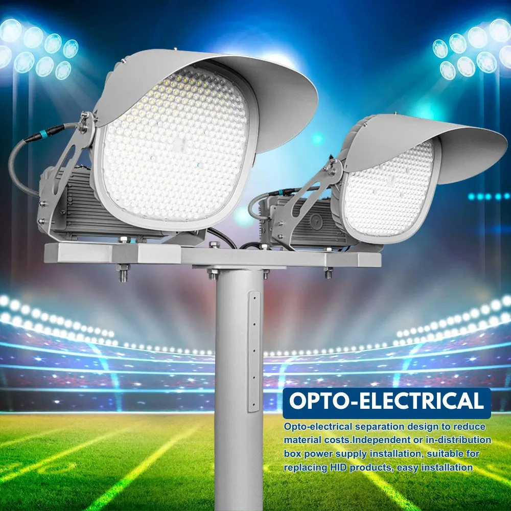 LYRA LED Stadium Light -  800W - 120,000lm - 5700K - 200-480V - 2000W Equal - 10 Year Warranty