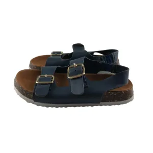 M&Co sandals shoe size 10 junior navy straps gripped soles