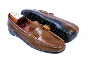 MARTIN DINGMAN BILL WATER BUFFALO LEATHER PENNY LOAFER