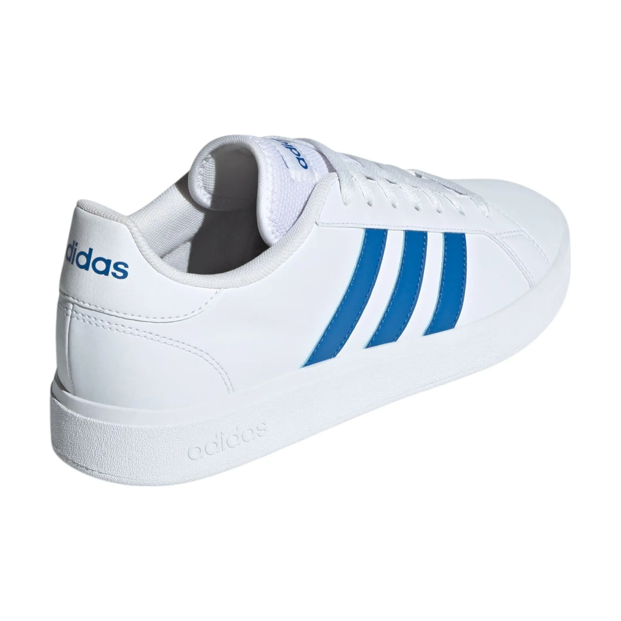Mens Adidas Grand Court Base 2 Shoes White/Blue