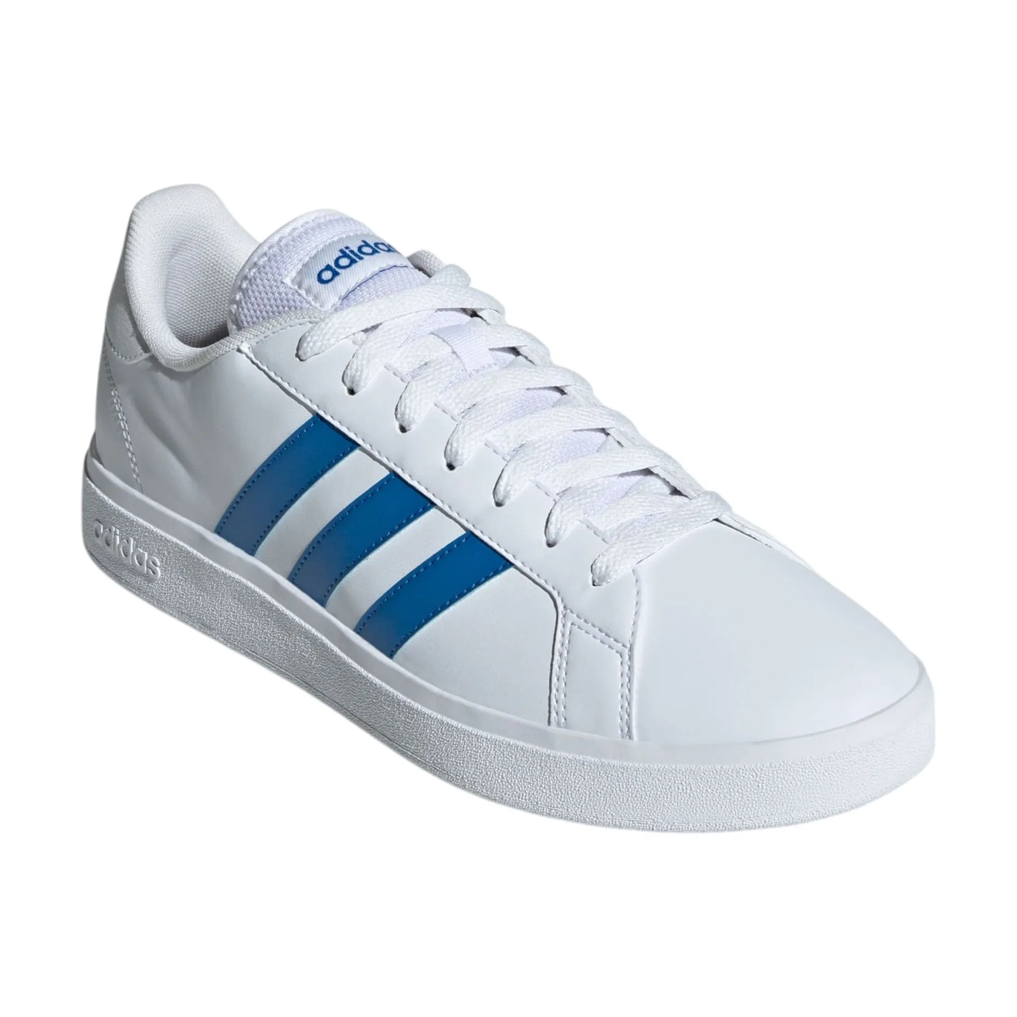 Mens Adidas Grand Court Base 2 Shoes White/Blue