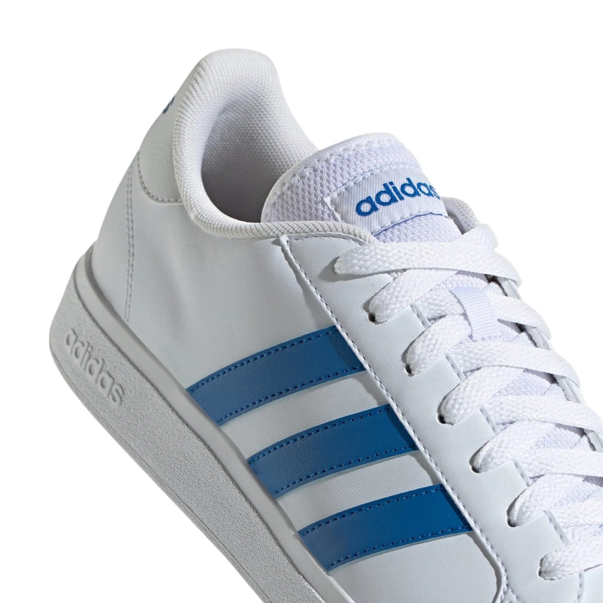 Mens Adidas Grand Court Base 2 Shoes White/Blue
