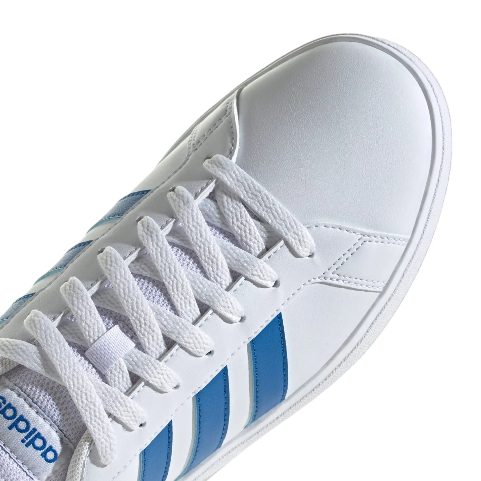 Mens Adidas Grand Court Base 2 Shoes White/Blue