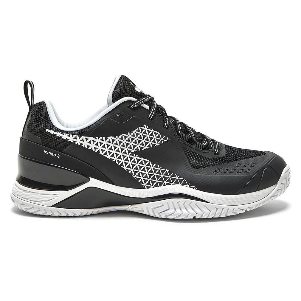 Men's Blushield Torneo 2 AG Tennis Shoes Black and White