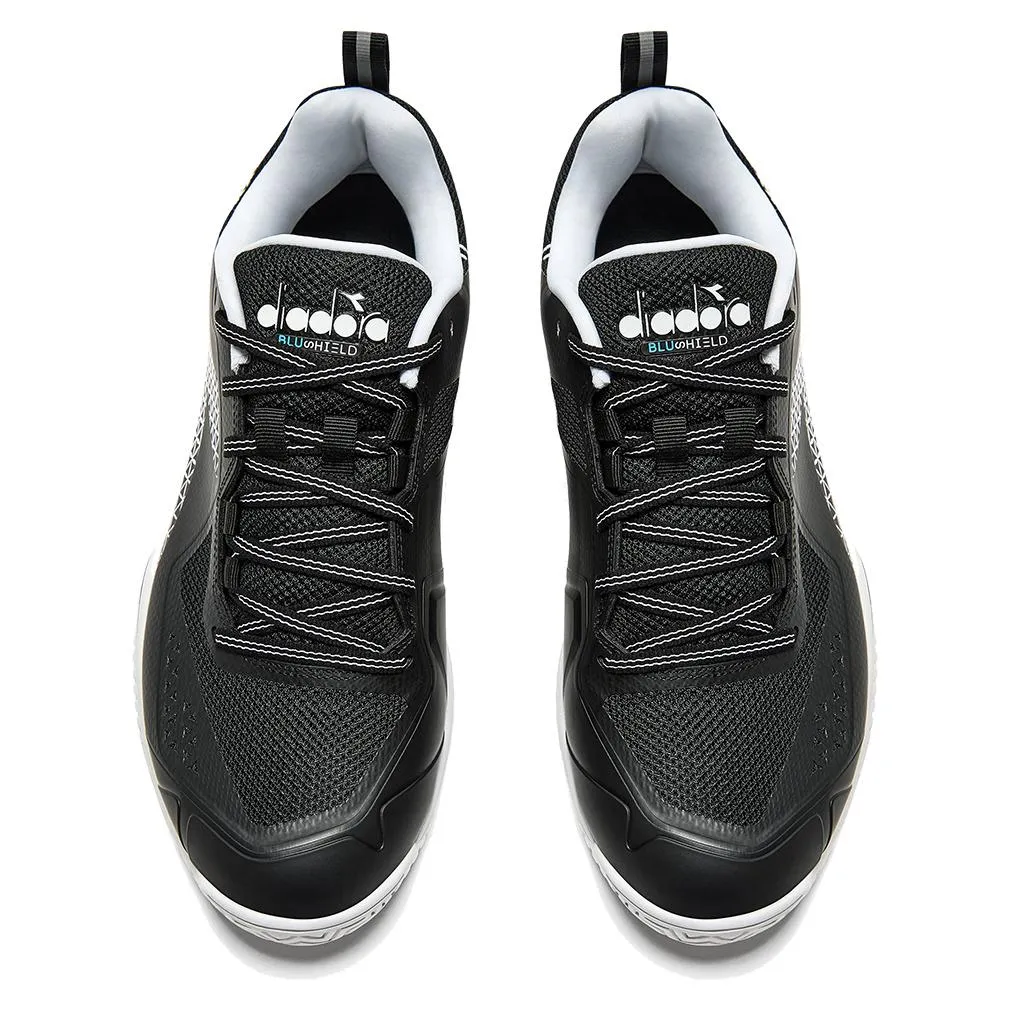 Men's Blushield Torneo 2 AG Tennis Shoes Black and White