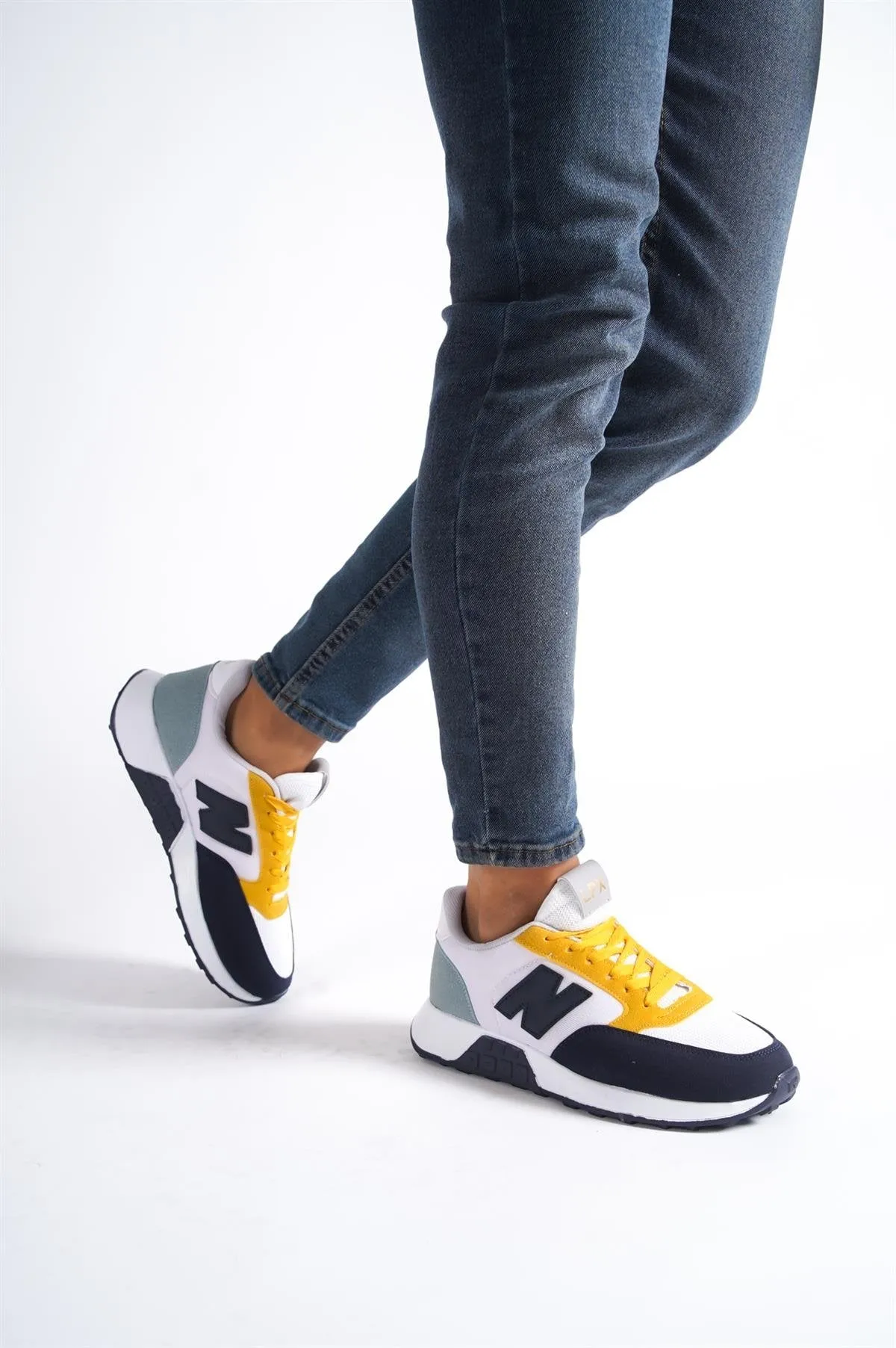 Men's N Yellow Daily Comfortable Sports Shoes