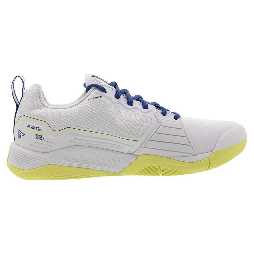 Men`s Rush Pro 4.5 Tennis Shoes White and Deja Vu Blue