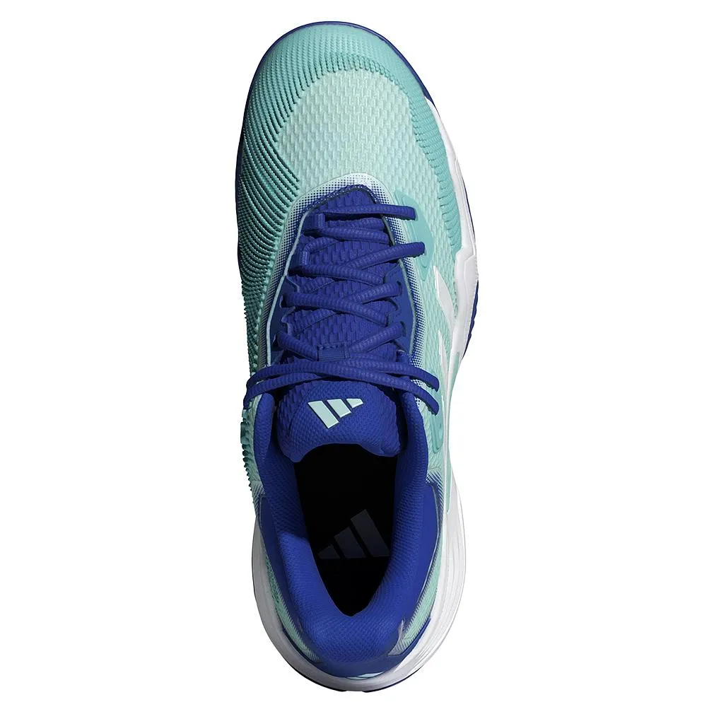 Mens Solematch Control 2 Tennis Shoes Semi Flash Aqua and Lucid Blue