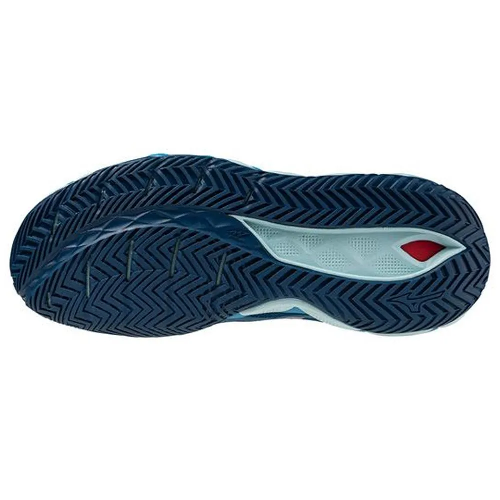 Men's Wave Enforce Tour AC Tennis Shoes Moroccan Blue and White