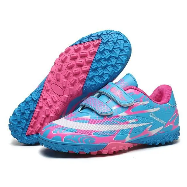 Mess It Kids Outdoor Soccer Cleats/Boys Girls Training Football Cleats