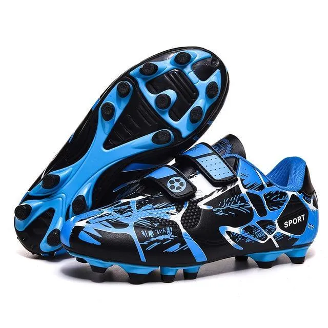 Mess It Kids Outdoor Soccer Cleats/Boys Girls Training Football Cleats