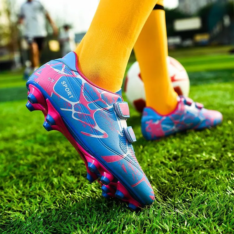 Mess It Kids Outdoor Soccer Cleats/Boys Girls Training Football Cleats