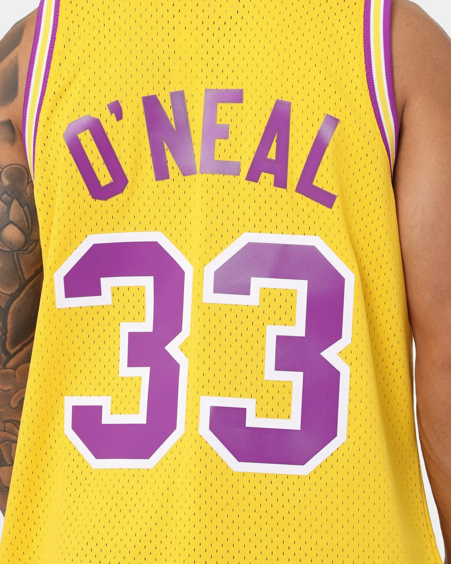 Mitchell & Ness Shaquille O'Neal Louisiana State University '90-'92 Jersey Yellow
