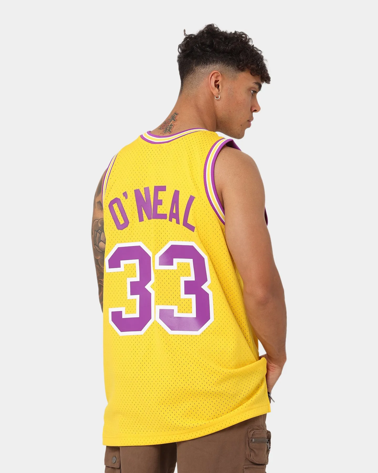Mitchell & Ness Shaquille O'Neal Louisiana State University '90-'92 Jersey Yellow