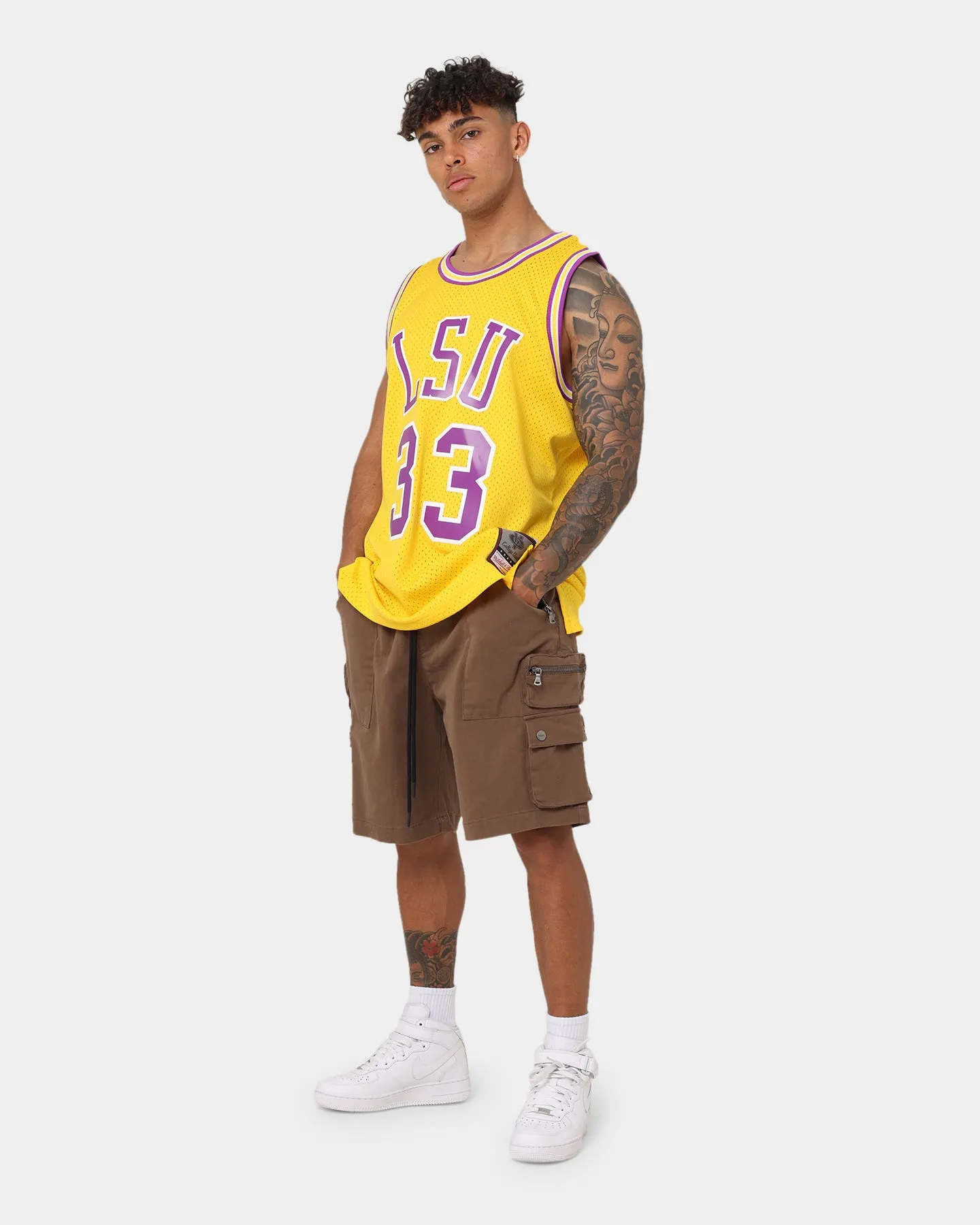 Mitchell & Ness Shaquille O'Neal Louisiana State University '90-'92 Jersey Yellow
