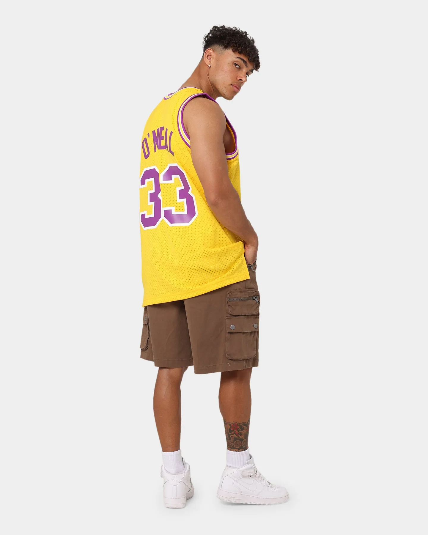 Mitchell & Ness Shaquille O'Neal Louisiana State University '90-'92 Jersey Yellow