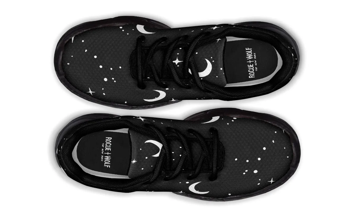 MoonDust Chunky Sneakers - Light Breathable and Comfortable Sports Shoes with Platform Soles