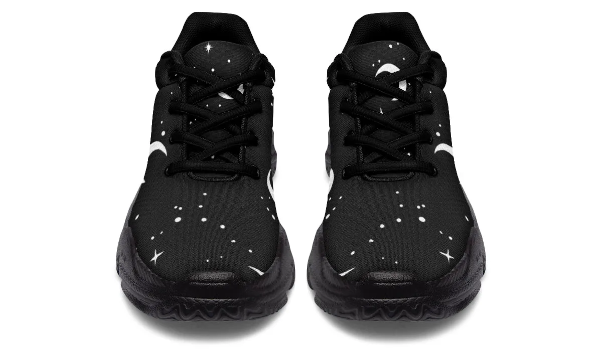 MoonDust Chunky Sneakers - Light Breathable and Comfortable Sports Shoes with Platform Soles