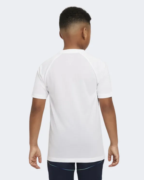 Nike  Dri-Fit Cr7 Boys Football T-Shirt White/Purple