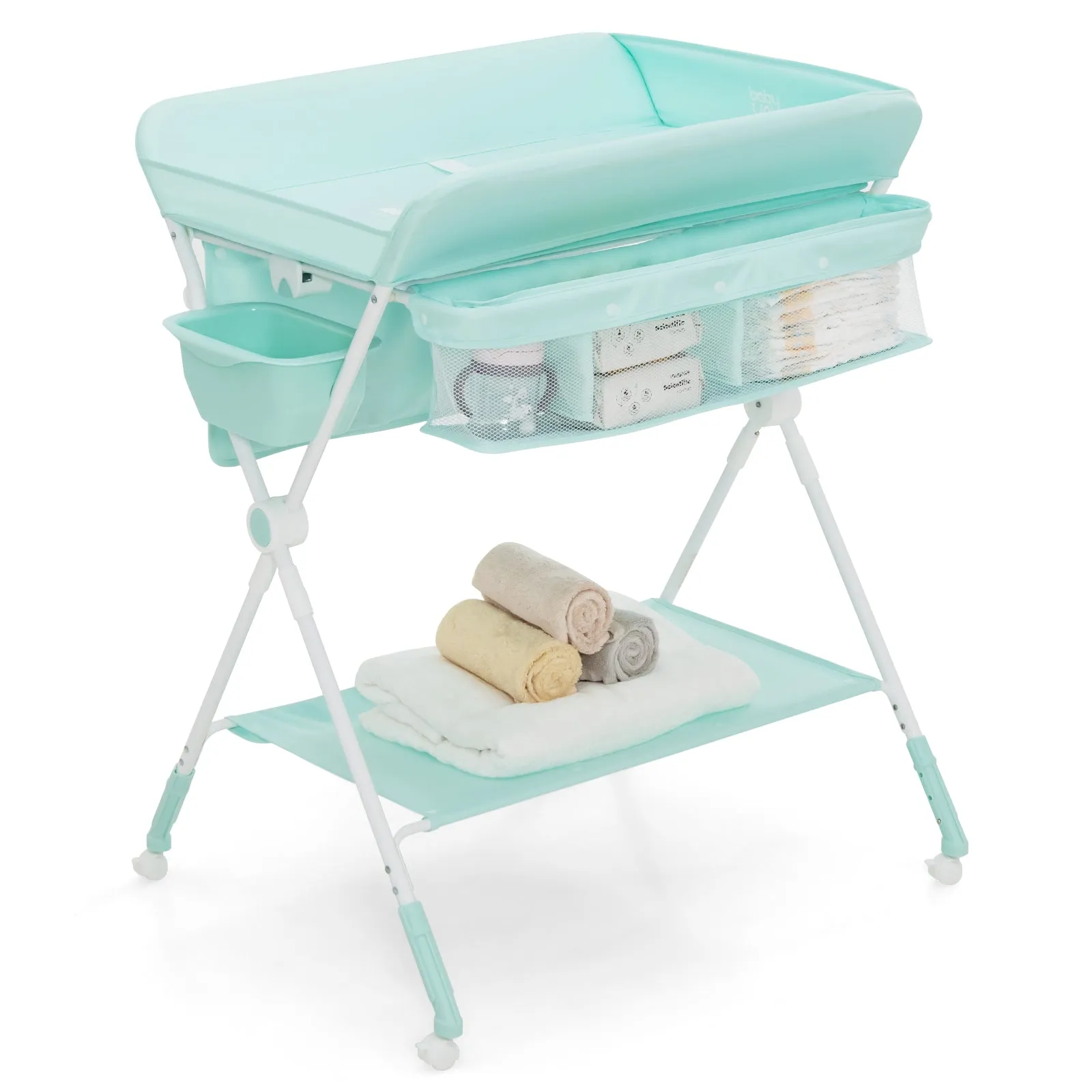 NNECW Portable Folding Baby Changing Table for Infant Newborn Nursery