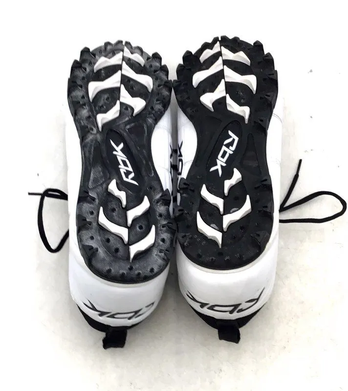 NWT Reebok Men's White Black NFL Football Cleats - Size 17