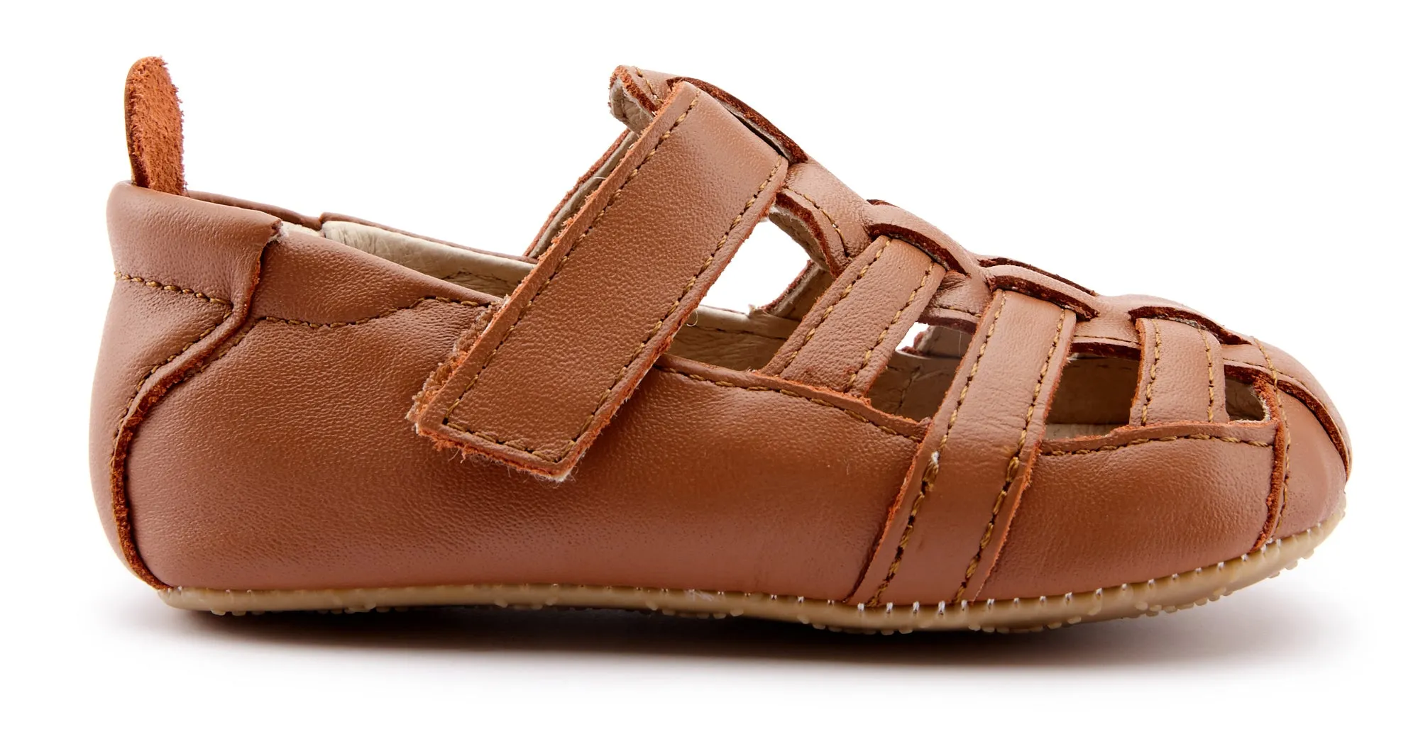 Old Soles Boy's and Girl's 038R Gladiator Flat Sandals - Tan