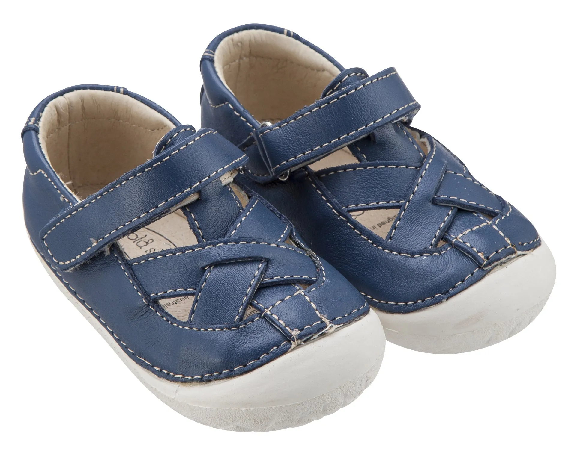 Old Soles Boy's and Girl's Thread Pave Leather Sandal Sneakers, Jeans