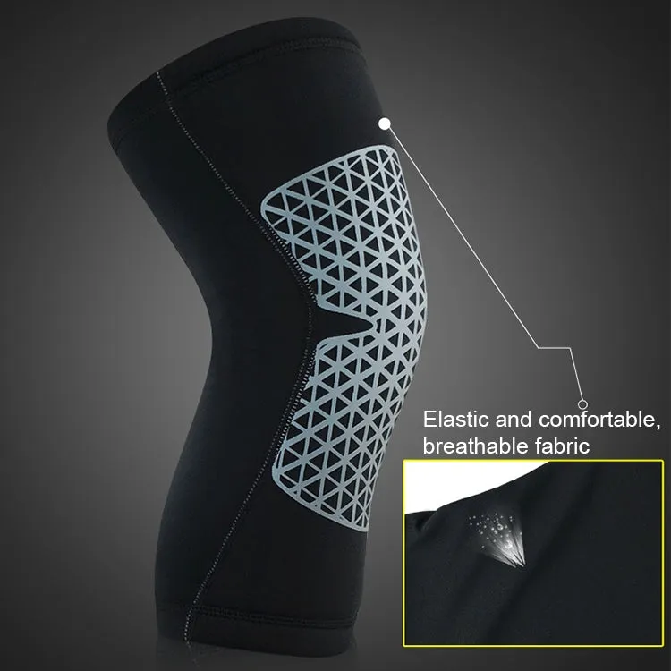 Outdoor Knee Leg Breathable Anti-collision Sports Protective Gear, Size: M(Red)