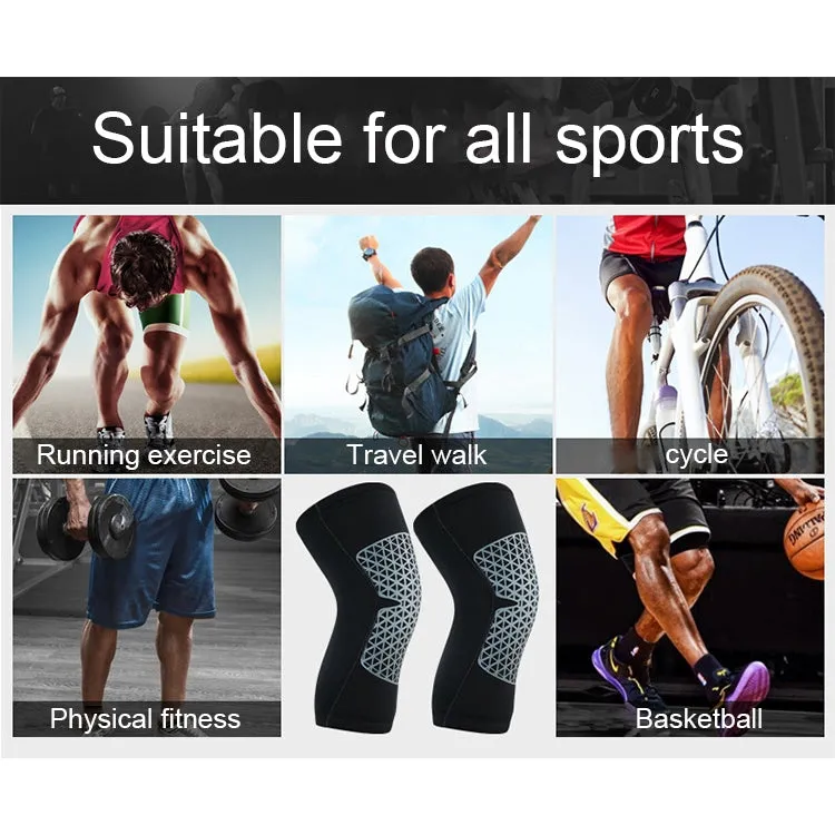 Outdoor Knee Leg Breathable Anti-collision Sports Protective Gear, Size: M(Red)