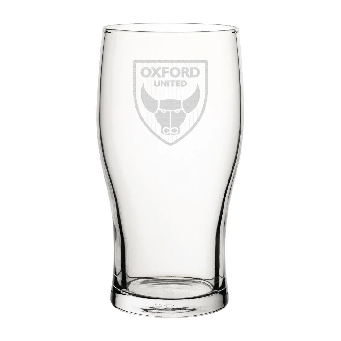 Oxford United Crest Engraved Pint Glass